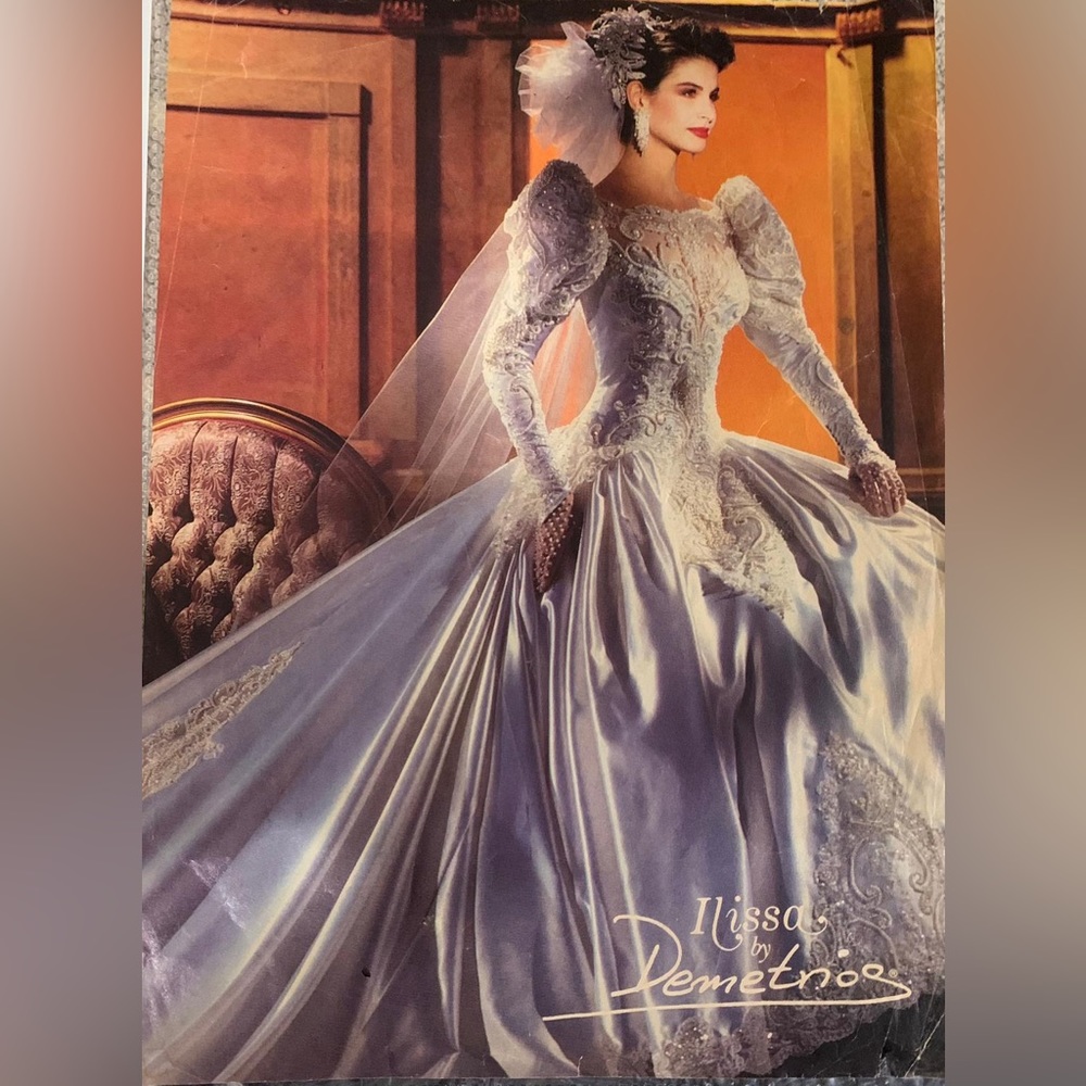 Vintage Wedding Dress worn ounce in 1992